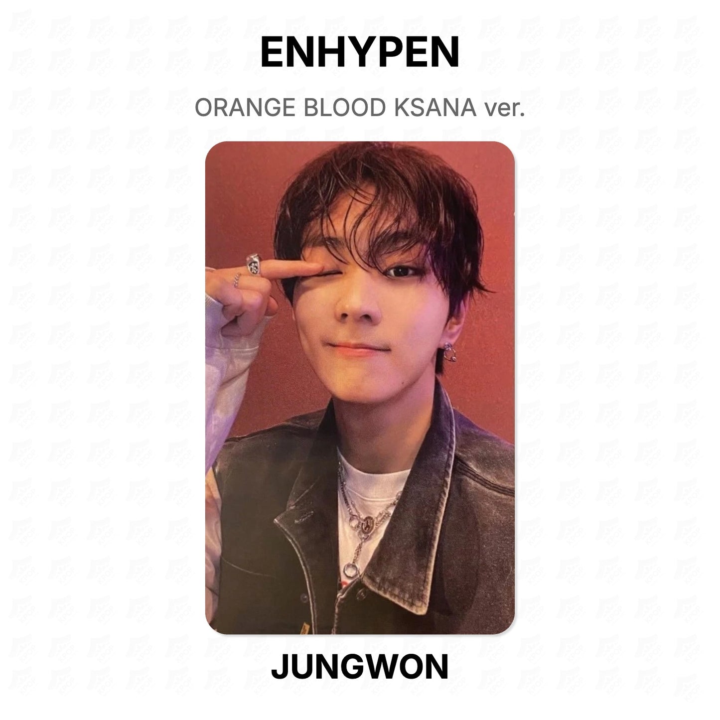 ENHYPEN ORANGE BLOOD KSANA ver. Official Photocard
