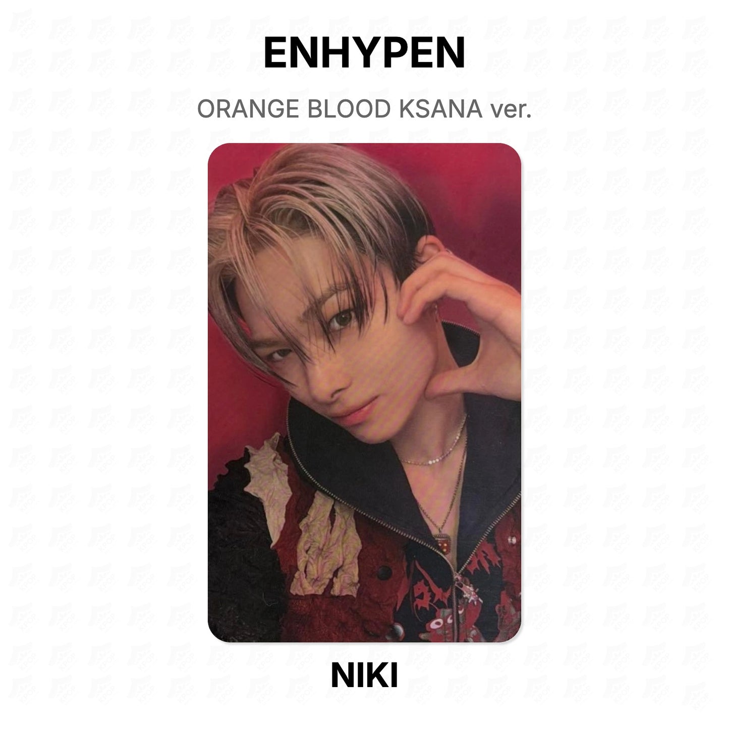 ENHYPEN ORANGE BLOOD KSANA ver. Official Photocard