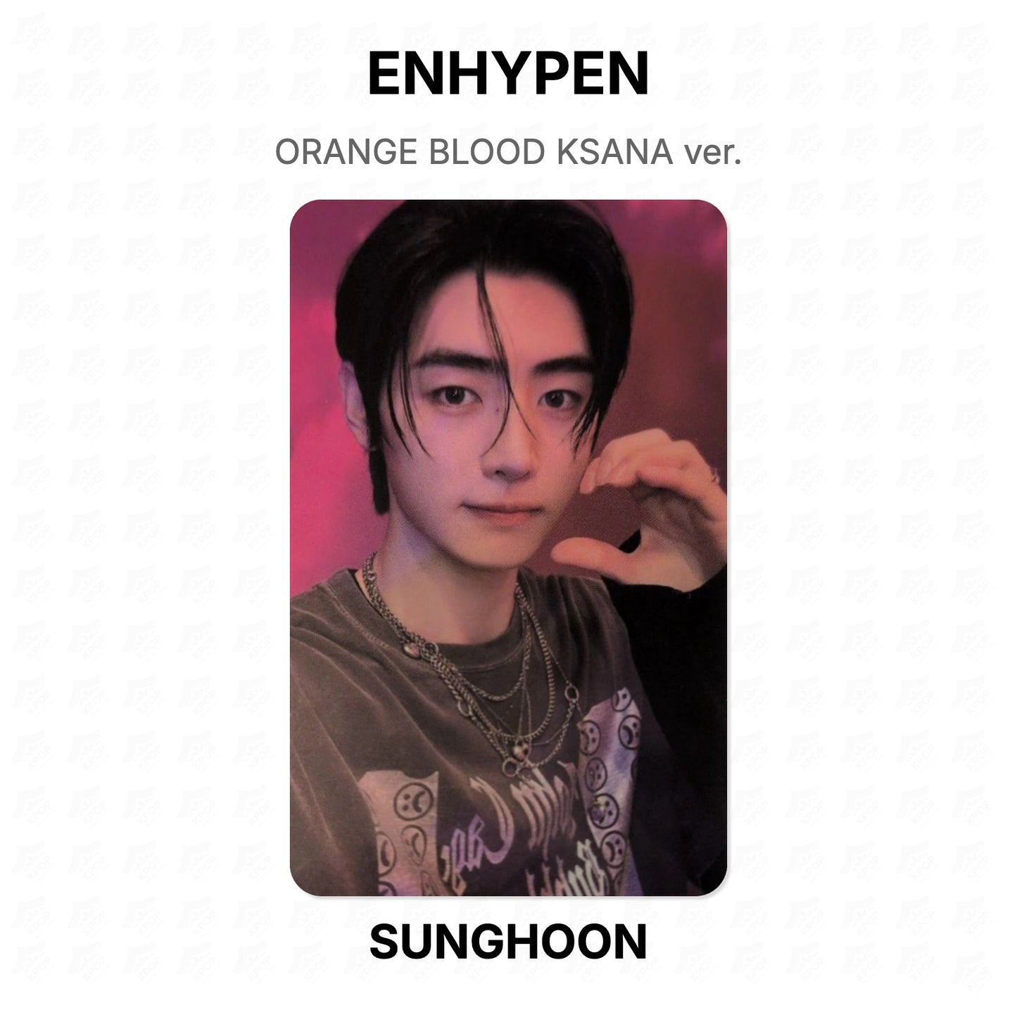 ENHYPEN ORANGE BLOOD KSANA ver. Official Photocard