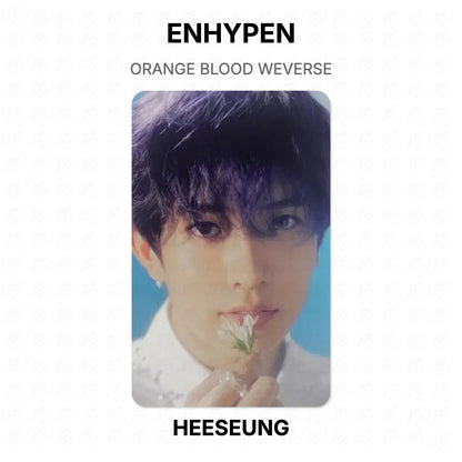 ENHYPEN ORANGE BLOOD WEVERSE Official Photocard