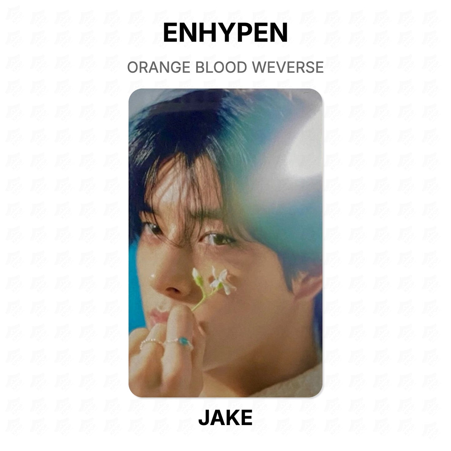 ENHYPEN ORANGE BLOOD WEVERSE Official Photocard