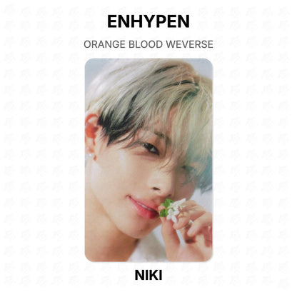 ENHYPEN ORANGE BLOOD WEVERSE Official Photocard