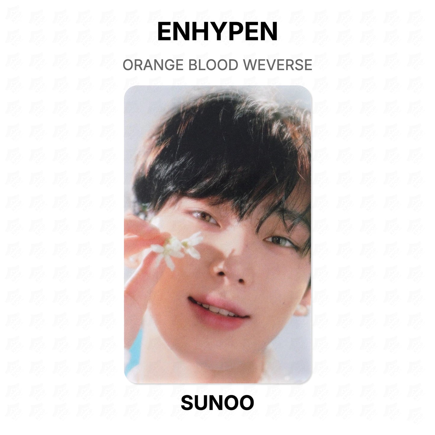 ENHYPEN ORANGE BLOOD WEVERSE Official Photocard