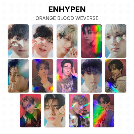 ENHYPEN ORANGE BLOOD WEVERSE Official Photocard