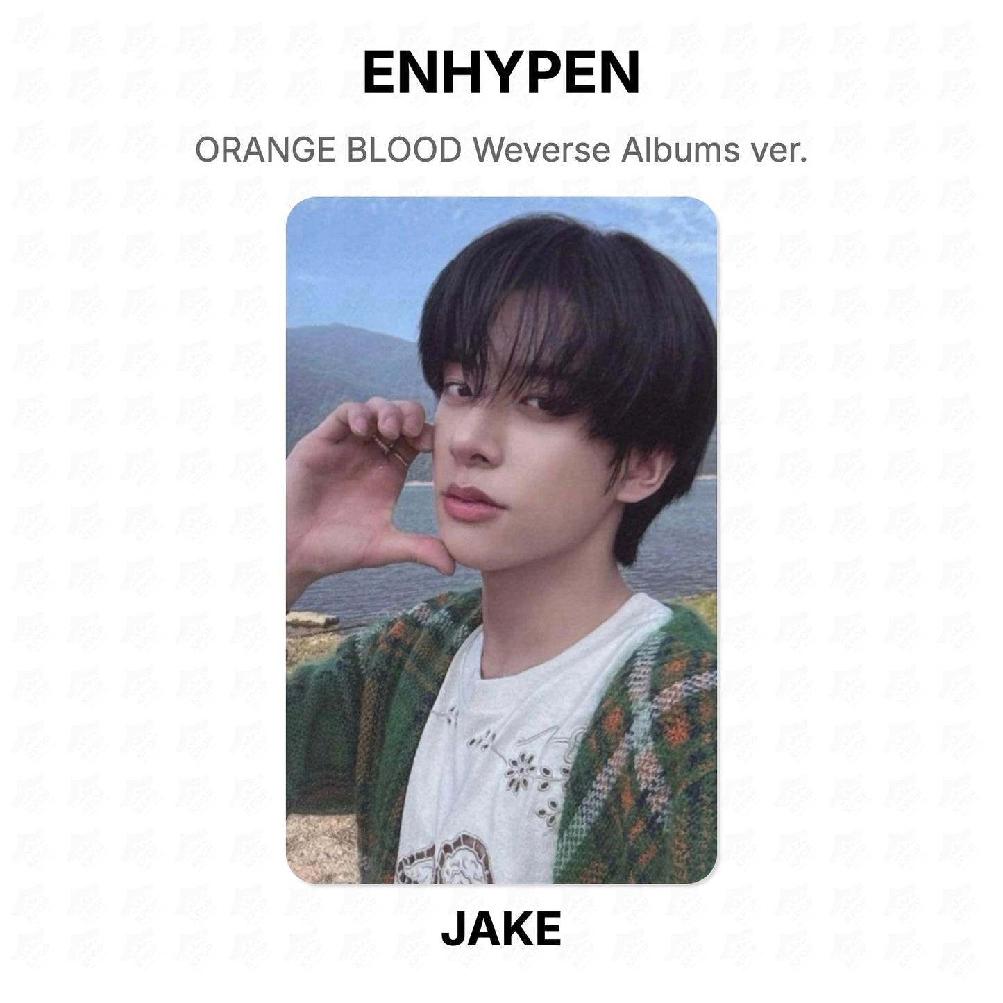 ENHYPEN ORANGE BLOOD Weverse Albums ver. Official Photocard