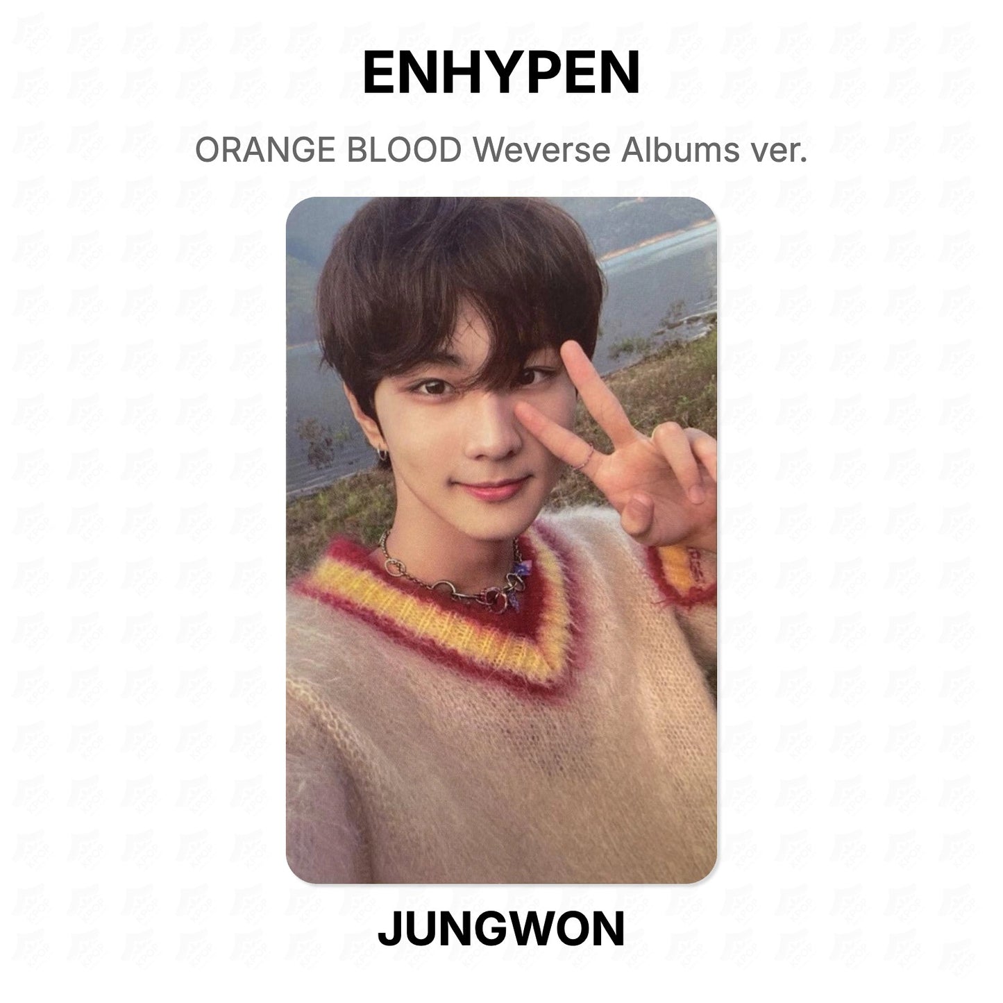 ENHYPEN ORANGE BLOOD Weverse Albums ver. Official Photocard