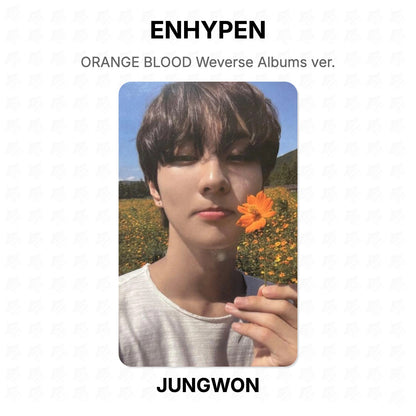 ENHYPEN ORANGE BLOOD Weverse Albums ver. Official Photocard