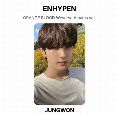 ENHYPEN ORANGE BLOOD Weverse Albums ver. Official Photocard