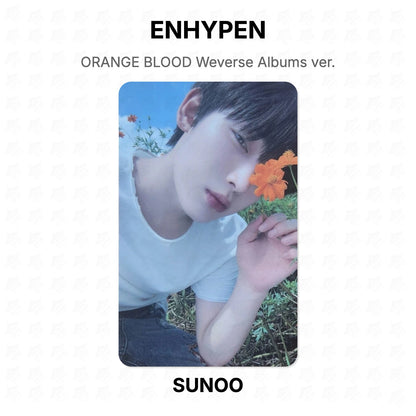 ENHYPEN ORANGE BLOOD Weverse Albums ver. Official Photocard
