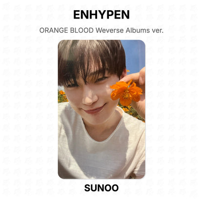 ENHYPEN ORANGE BLOOD Weverse Albums ver. Official Photocard