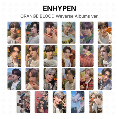 ENHYPEN ORANGE BLOOD Weverse Albums ver. Official Photocard