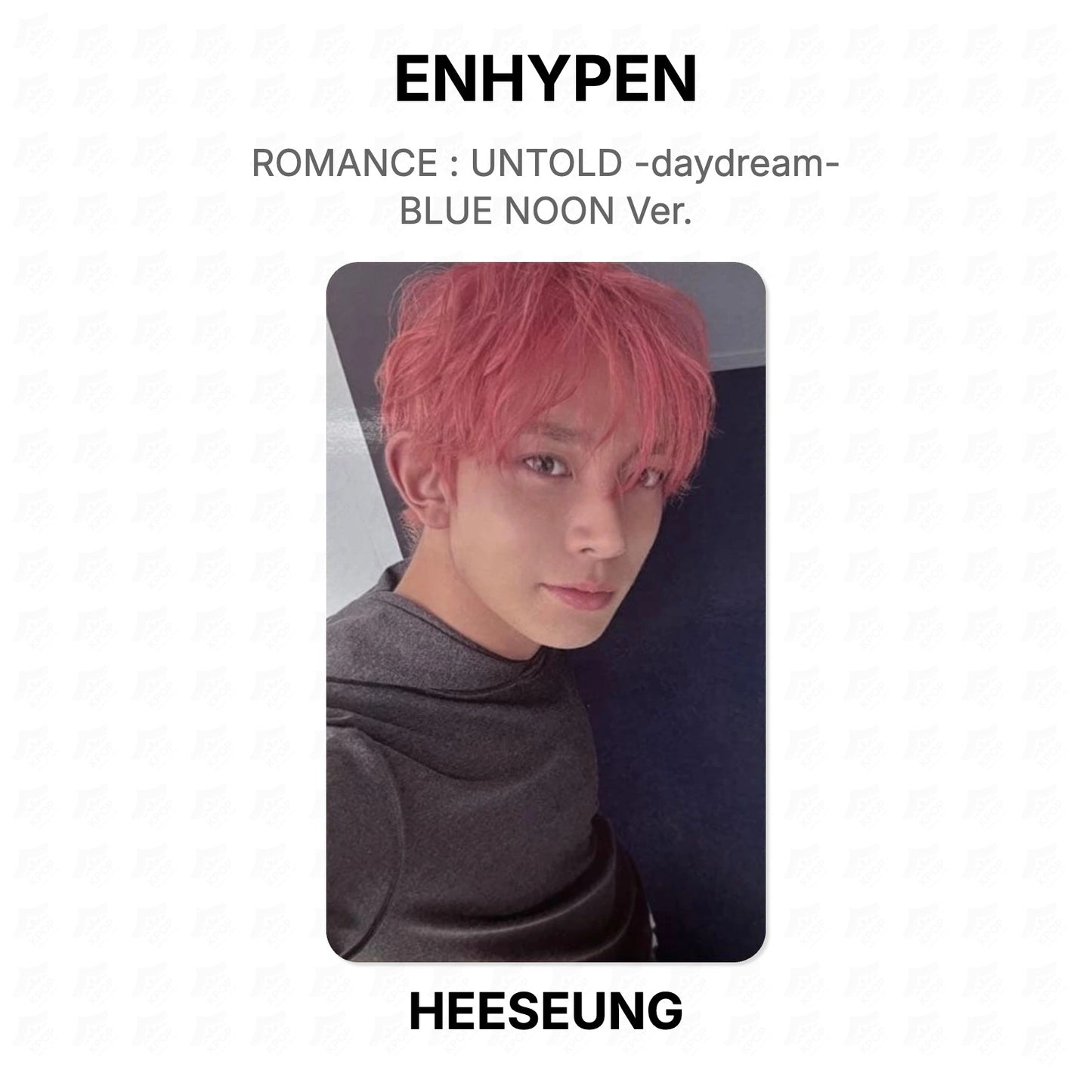 ENHYPEN ROMANCE : UNTOLD -daydream- BLUE NOON Ver. Official Photocard
