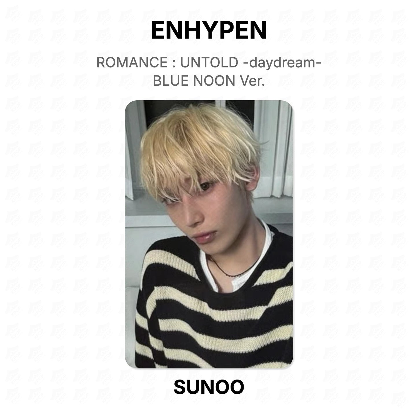 ENHYPEN ROMANCE : UNTOLD -daydream- BLUE NOON Ver. Official Photocard