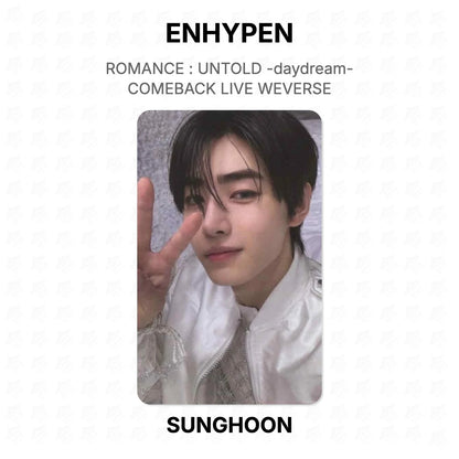 ENHYPEN ROMANCE : UNTOLD -daydream- COMEBACK LIVE WEVERSE Official Photocard