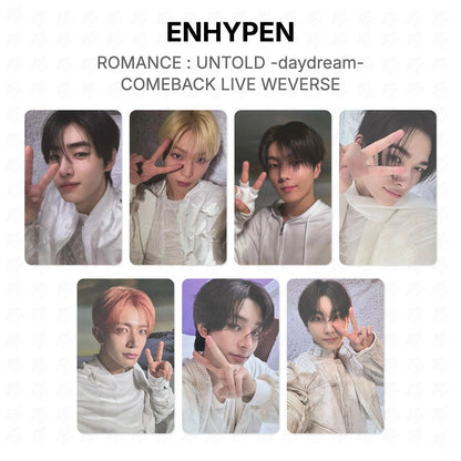 ENHYPEN ROMANCE : UNTOLD -daydream- COMEBACK LIVE WEVERSE Official Photocard