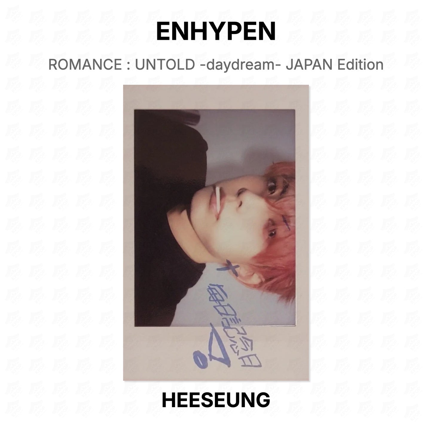 ENHYPEN ROMANCE : UNTOLD -daydream- JAPAN Edition Official Photocard