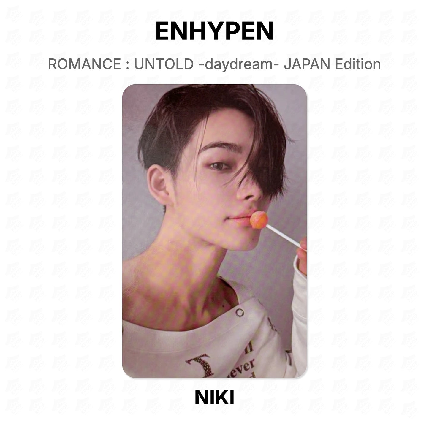 ENHYPEN ROMANCE : UNTOLD -daydream- JAPAN Edition Official Photocard