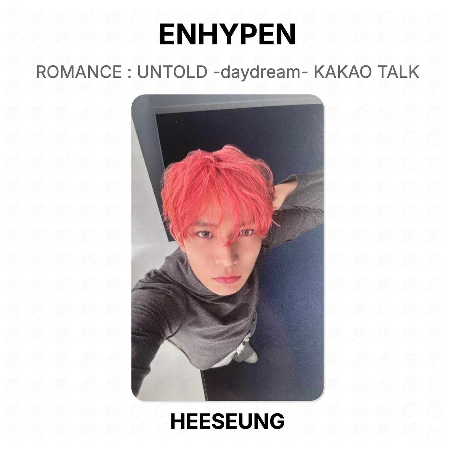ENHYPEN ROMANCE : UNTOLD -daydream- KAKAO TALK Official Photocard
