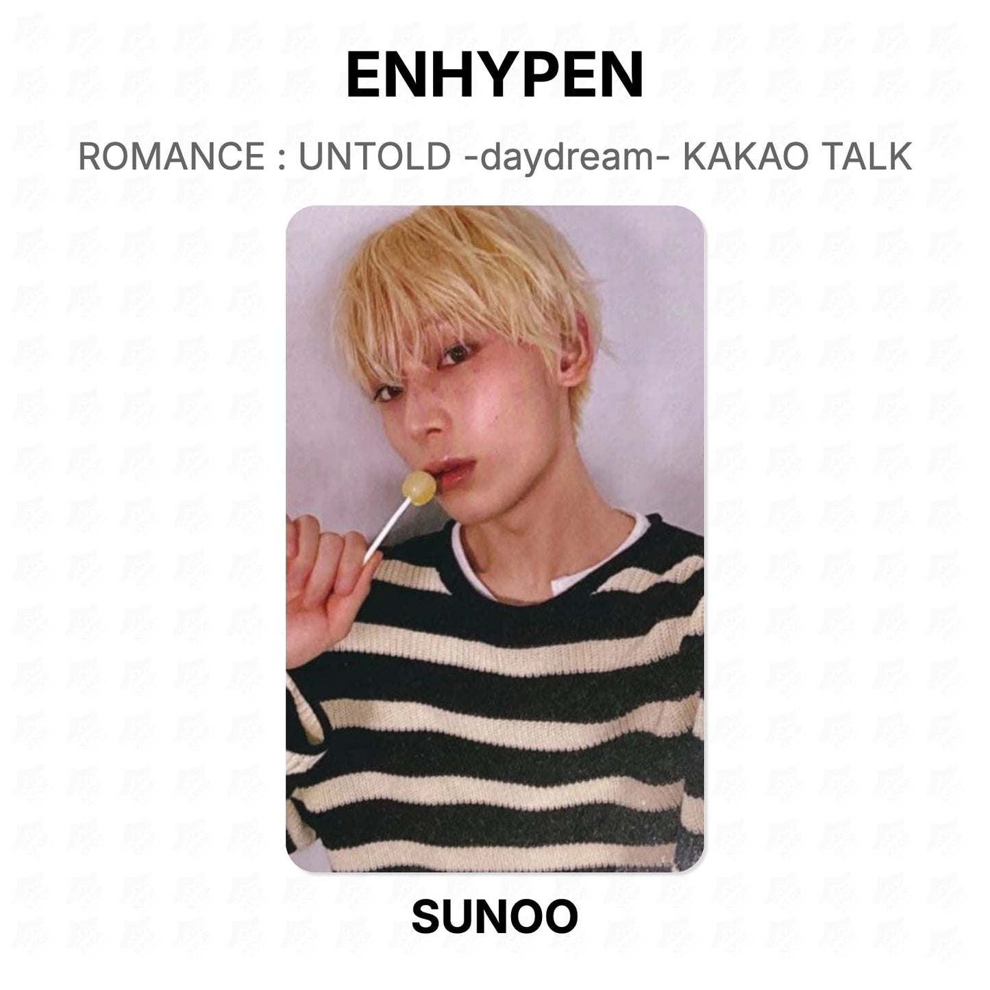 ENHYPEN ROMANCE : UNTOLD -daydream- KAKAO TALK Official Photocard