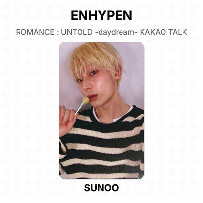ENHYPEN ROMANCE : UNTOLD -daydream- KAKAO TALK Official Photocard