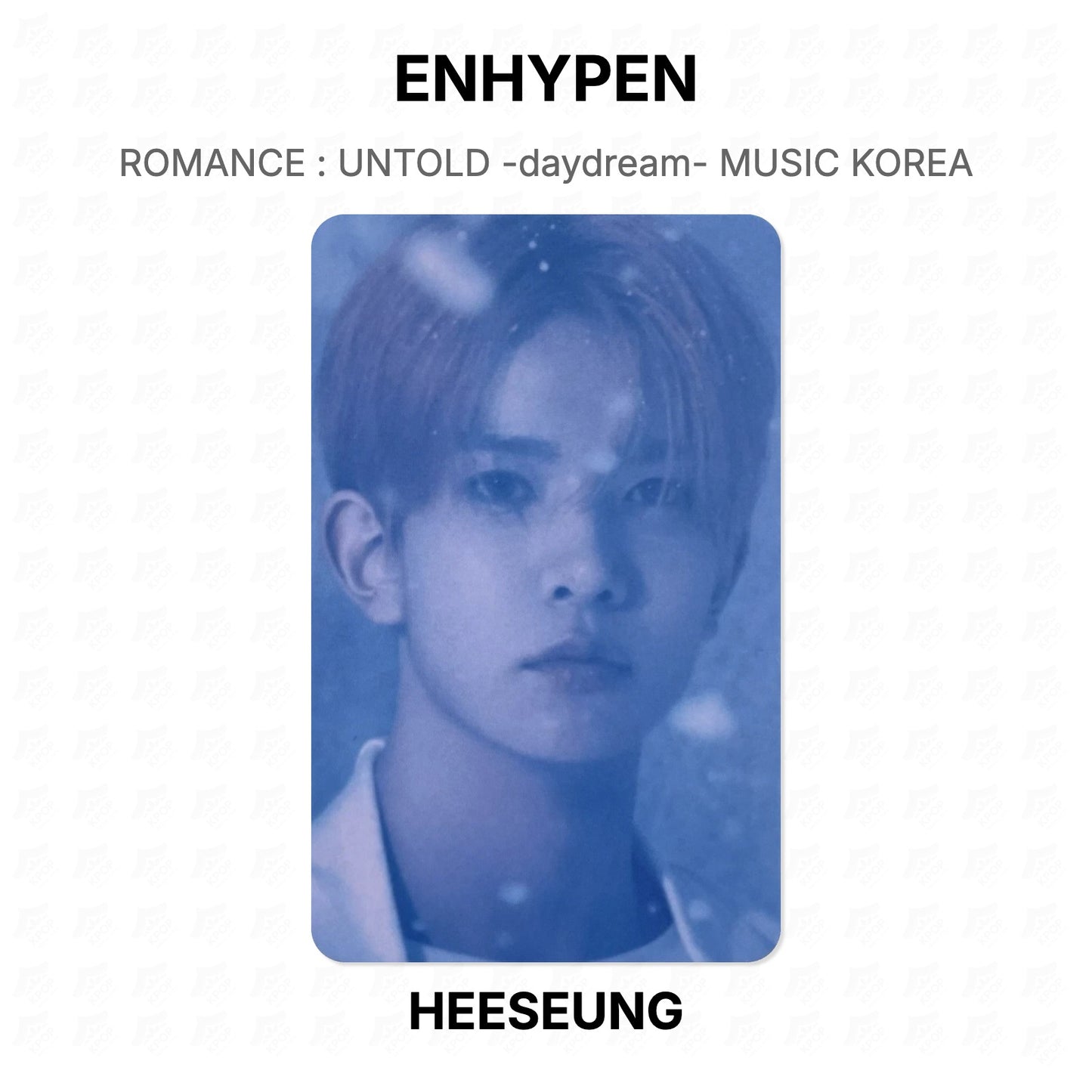 ENHYPEN ROMANCE : UNTOLD -daydream- MUSIC KOREA Official Photocard