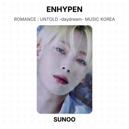 ENHYPEN ROMANCE : UNTOLD -daydream- MUSIC KOREA Official Photocard