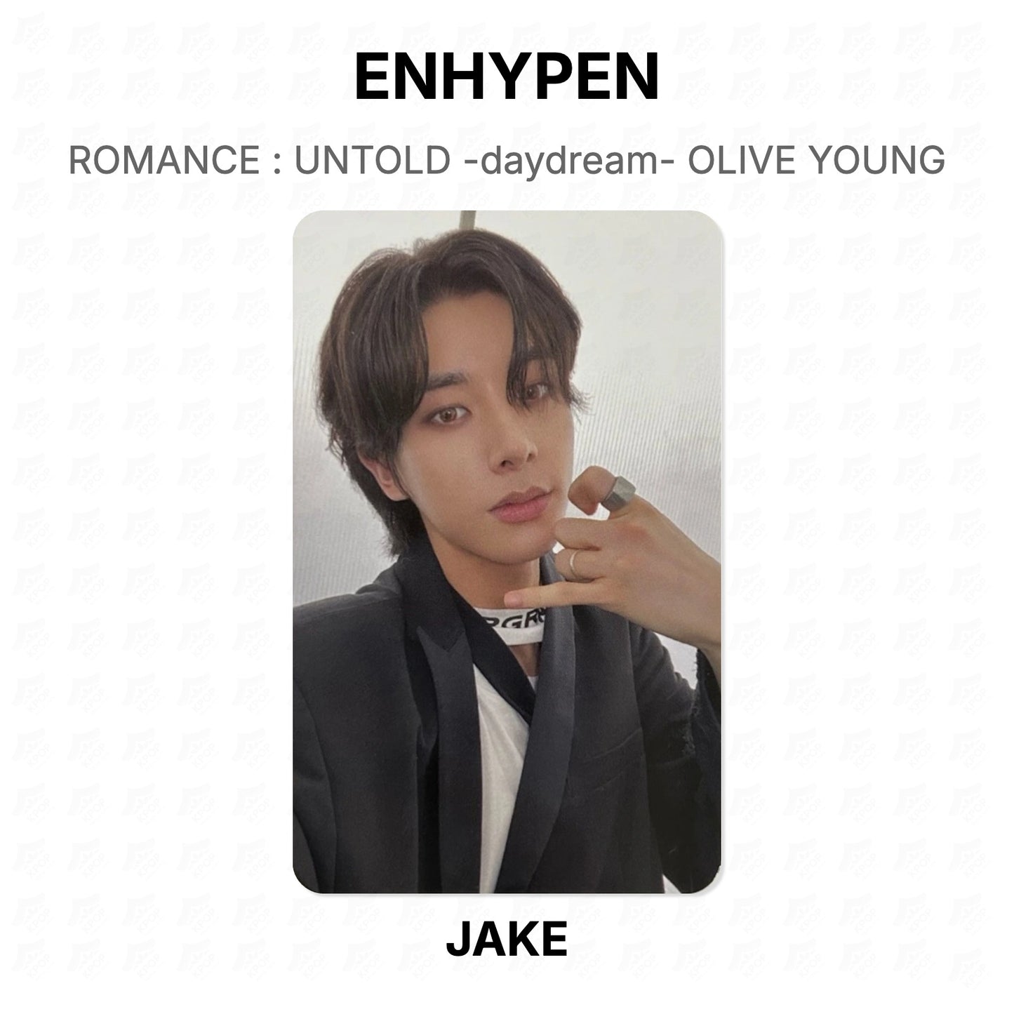 ENHYPEN ROMANCE : UNTOLD -daydream- OLIVE YOUNG Official Photocard