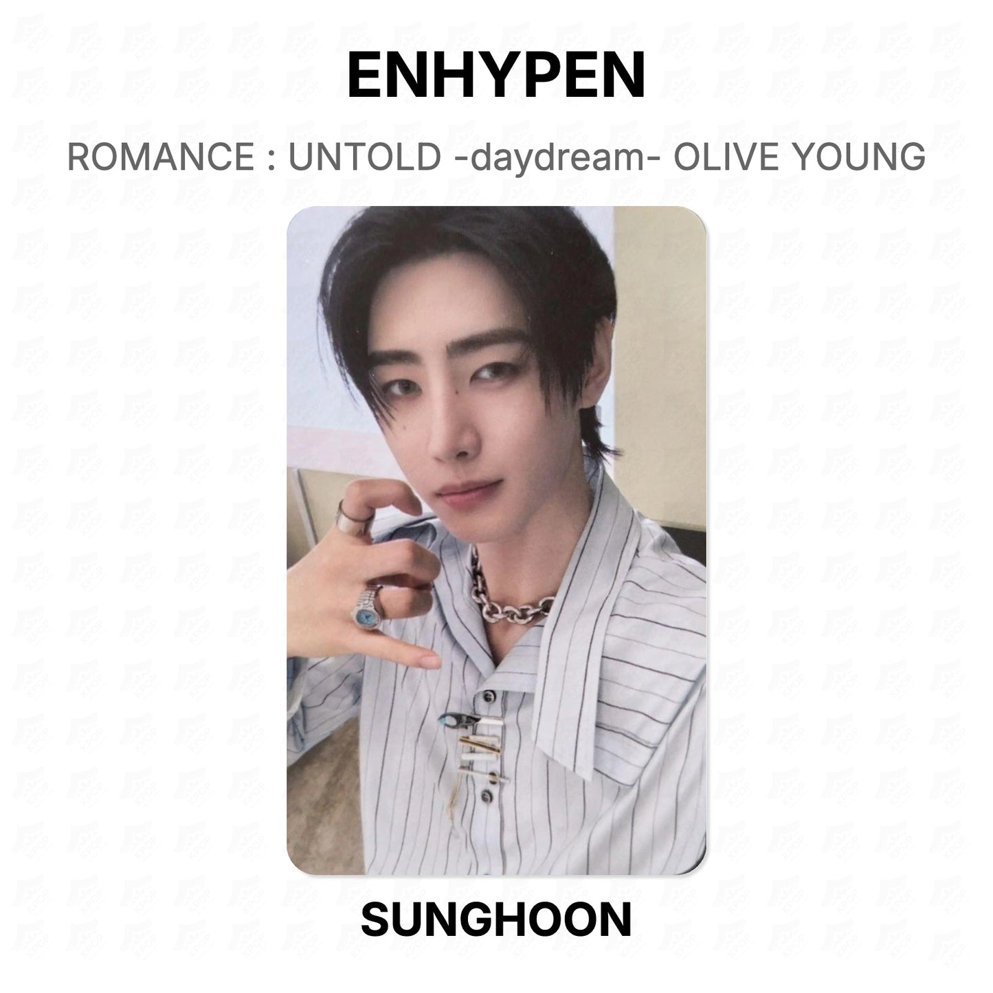 ENHYPEN ROMANCE : UNTOLD -daydream- OLIVE YOUNG Official Photocard