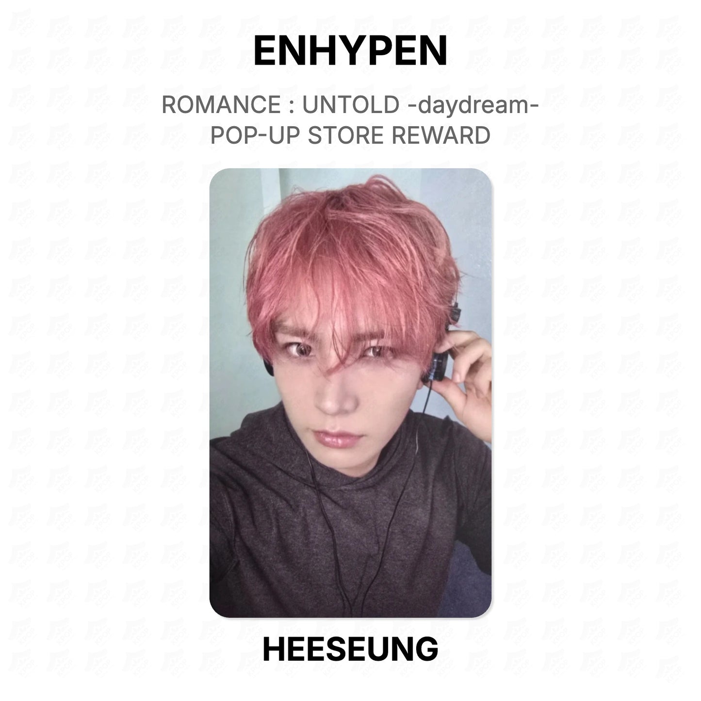 ENHYPEN ROMANCE : UNTOLD -daydream- POP-UP STORE REWARD Official Photocard