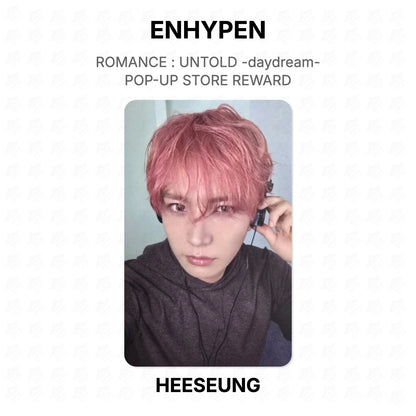 ENHYPEN ROMANCE : UNTOLD -daydream- POP-UP STORE REWARD Official Photocard