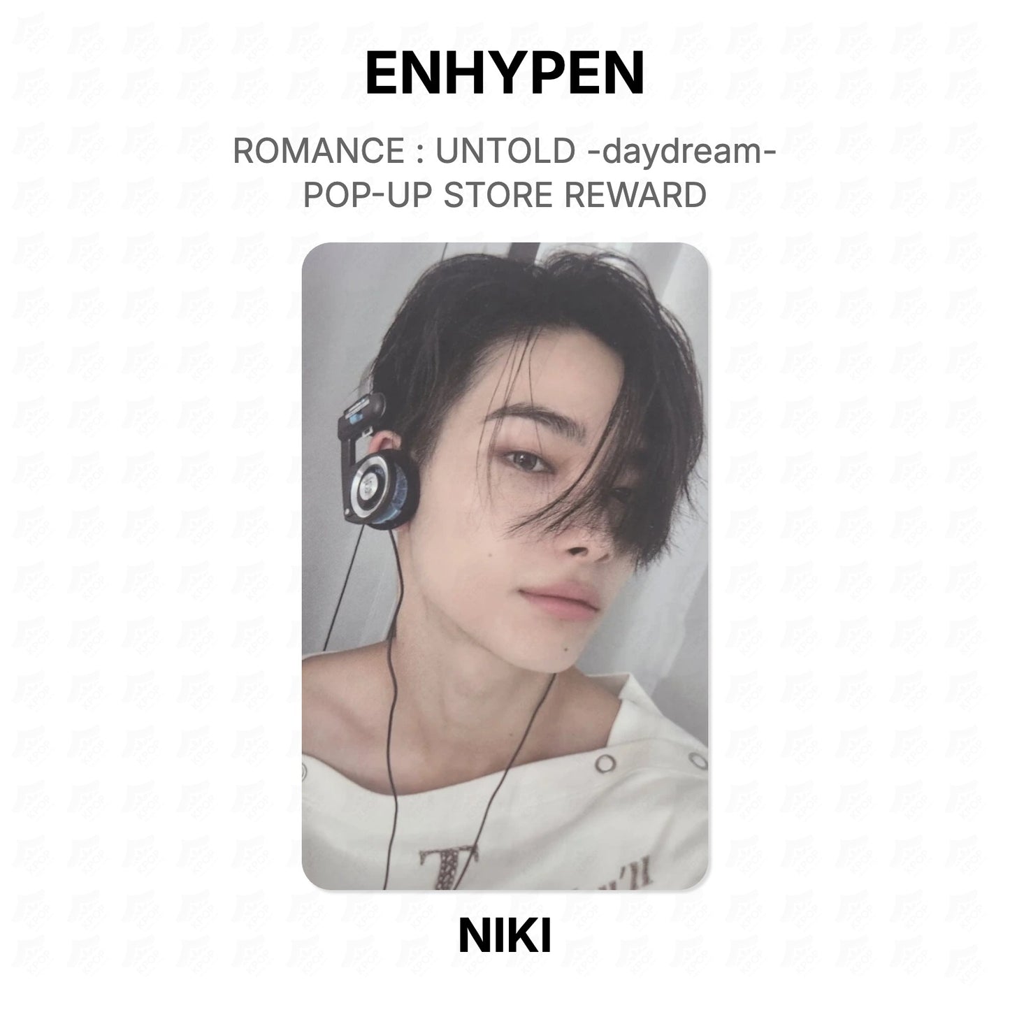 ENHYPEN ROMANCE : UNTOLD -daydream- POP-UP STORE REWARD Official Photocard