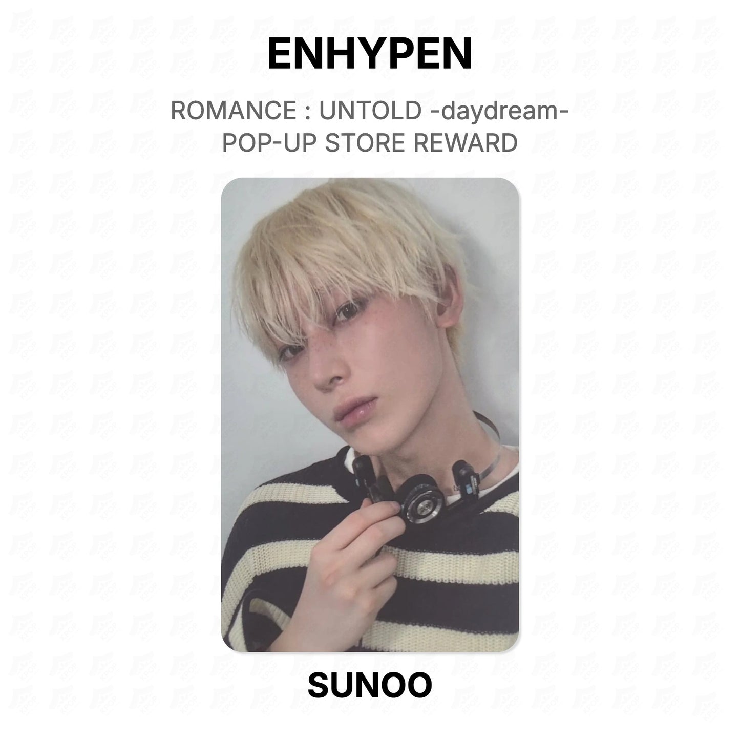 ENHYPEN ROMANCE : UNTOLD -daydream- POP-UP STORE REWARD Official Photocard
