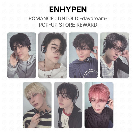 ENHYPEN ROMANCE : UNTOLD -daydream- POP-UP STORE REWARD Official Photocard