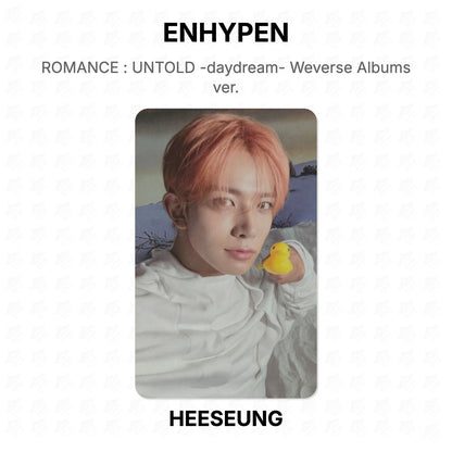 ENHYPEN ROMANCE : UNTOLD -daydream- Weverse Albums ver. Official Photocard
