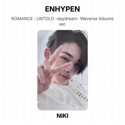 ENHYPEN ROMANCE : UNTOLD -daydream- Weverse Albums ver. Official Photocard