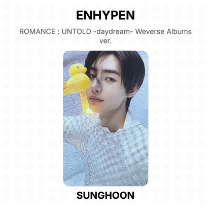 ENHYPEN ROMANCE : UNTOLD -daydream- Weverse Albums ver. Official Photocard