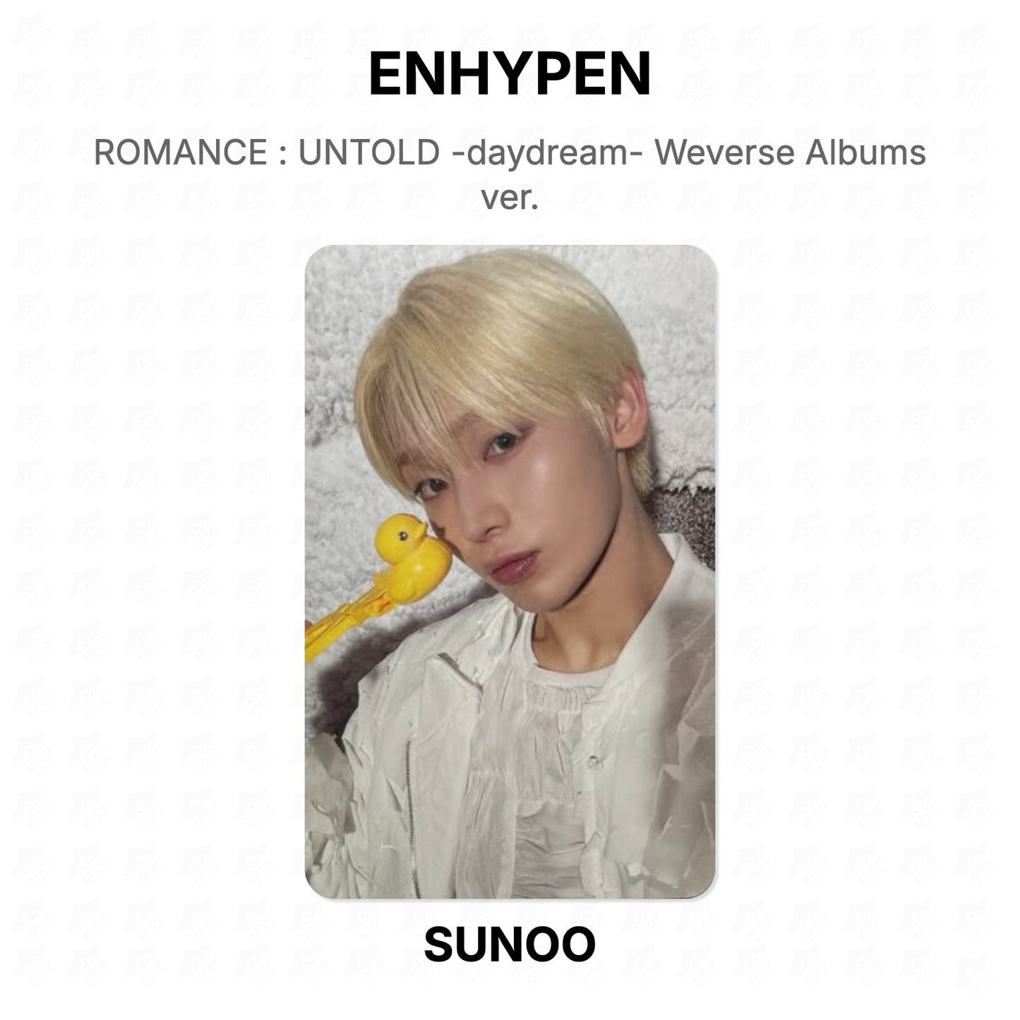 ENHYPEN ROMANCE : UNTOLD -daydream- Weverse Albums ver. Official Photocard