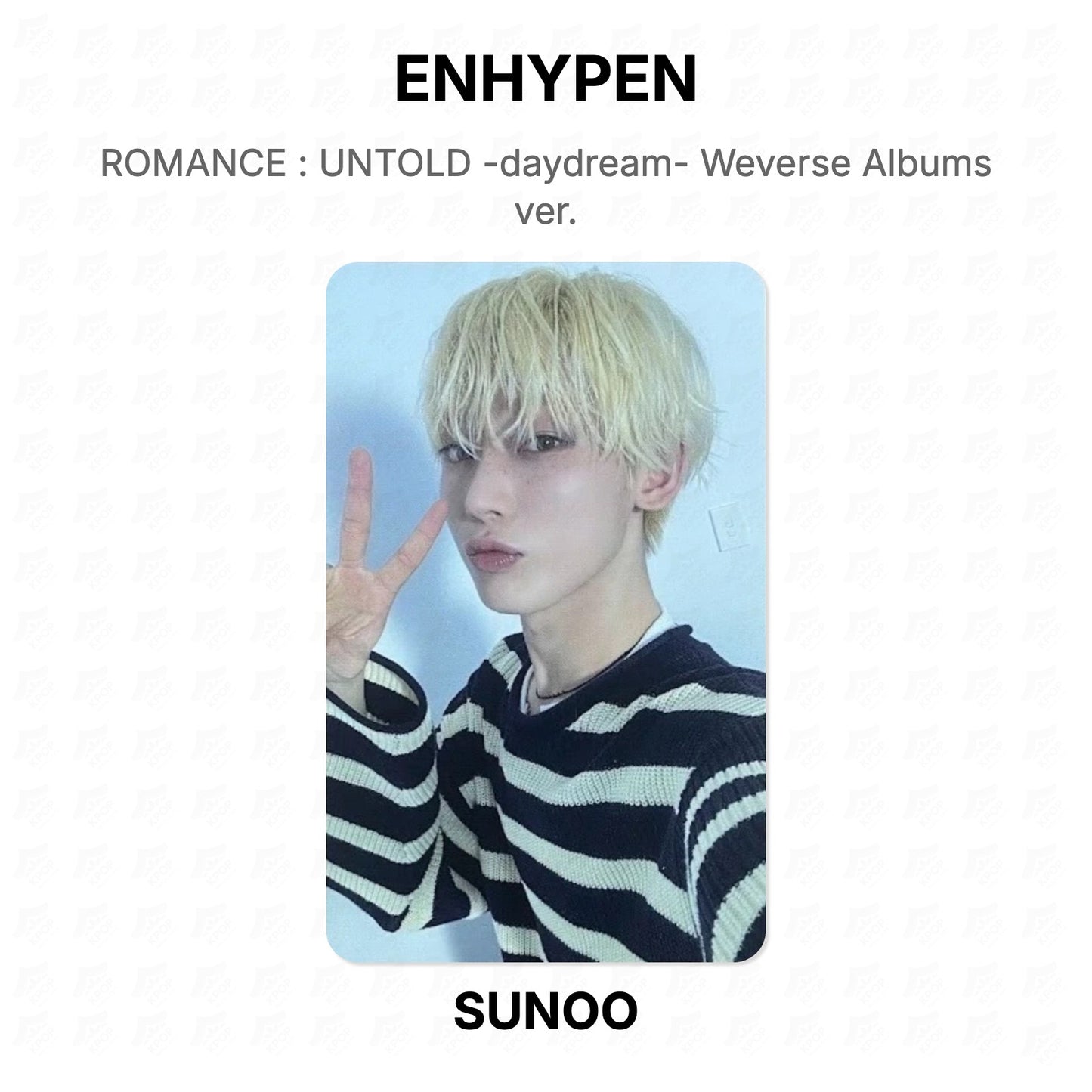 ENHYPEN ROMANCE : UNTOLD -daydream- Weverse Albums ver. Official Photocard