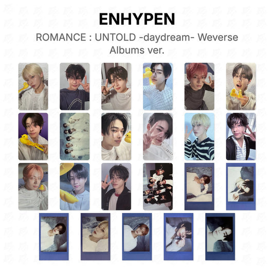 ENHYPEN ROMANCE : UNTOLD -daydream- Weverse Albums ver. Official Photocard