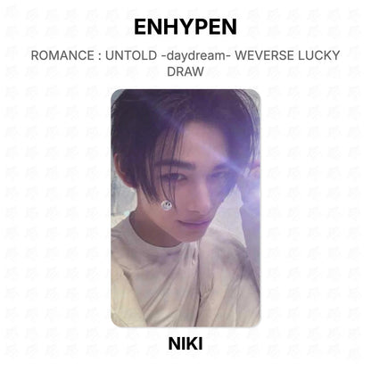 ENHYPEN ROMANCE : UNTOLD -daydream- WEVERSE LUCKY DRAW Official Photocard