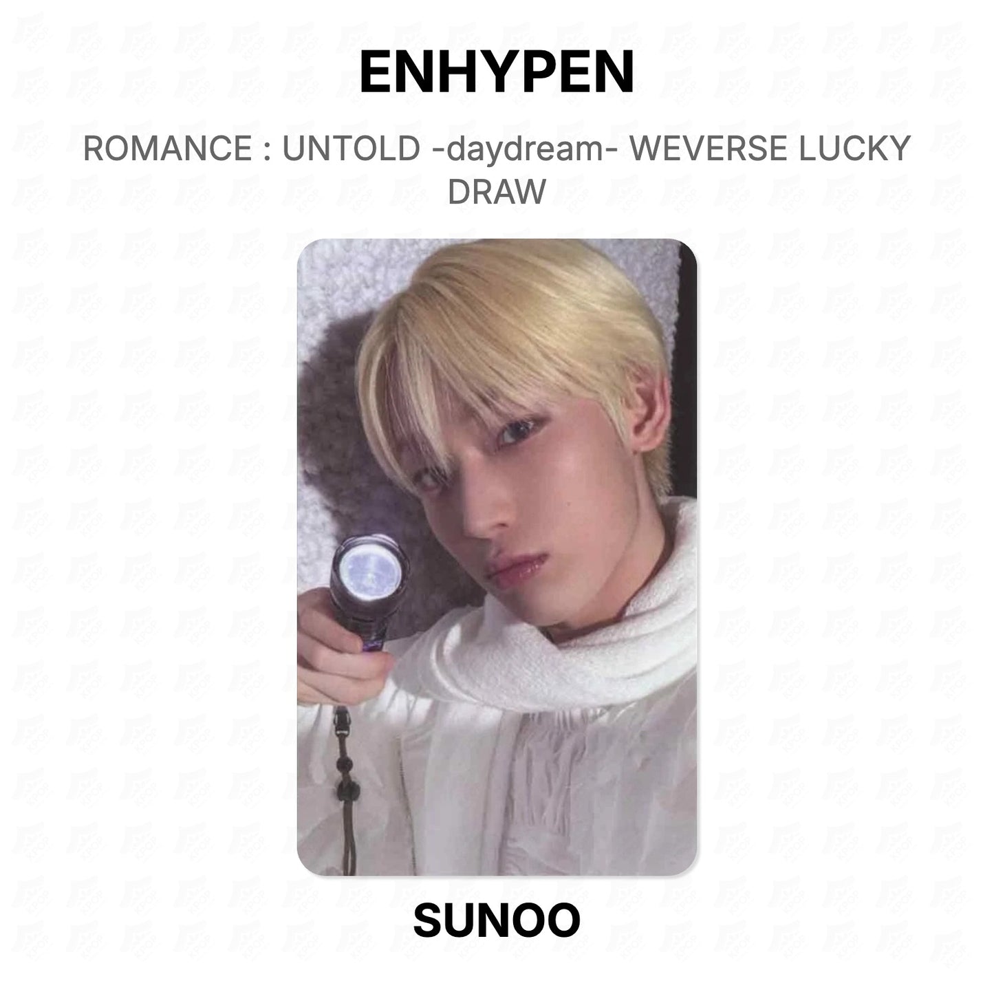 ENHYPEN ROMANCE : UNTOLD -daydream- WEVERSE LUCKY DRAW Official Photocard