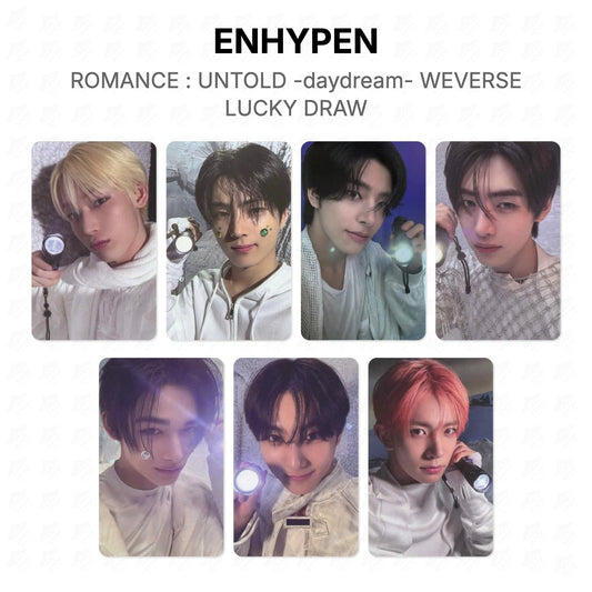 ENHYPEN ROMANCE : UNTOLD -daydream- WEVERSE LUCKY DRAW Official Photocard