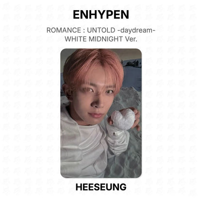 ENHYPEN ROMANCE : UNTOLD -daydream- WHITE MIDNIGHT Ver. Official Photocard