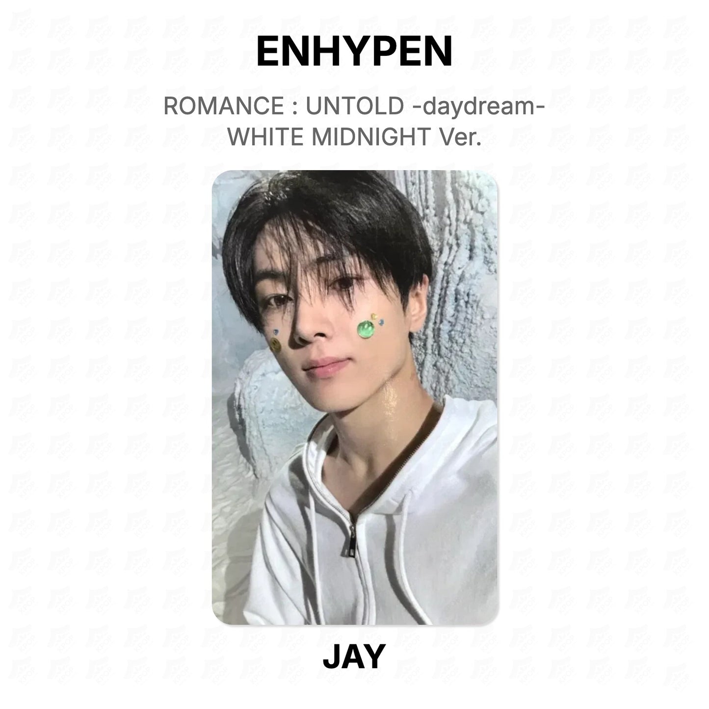 ENHYPEN ROMANCE : UNTOLD -daydream- WHITE MIDNIGHT Ver. Official Photocard