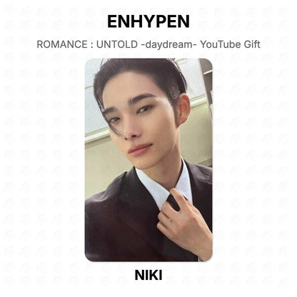 ENHYPEN ROMANCE : UNTOLD -daydream- YouTube Gift Official Photocard