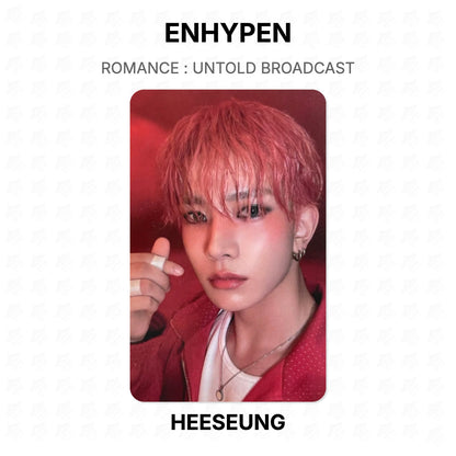 ENHYPEN ROMANCE : UNTOLD BROADCAST Official Photocard