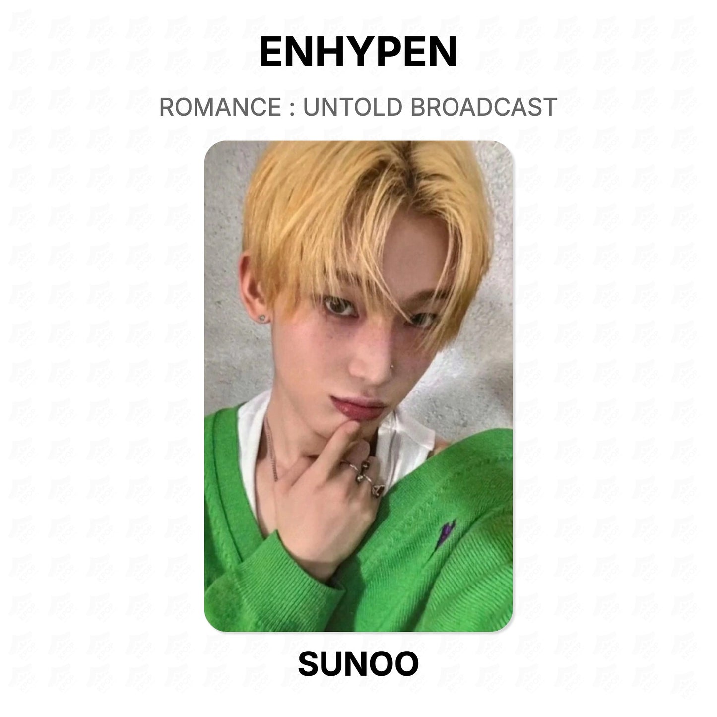 ENHYPEN ROMANCE : UNTOLD BROADCAST Official Photocard