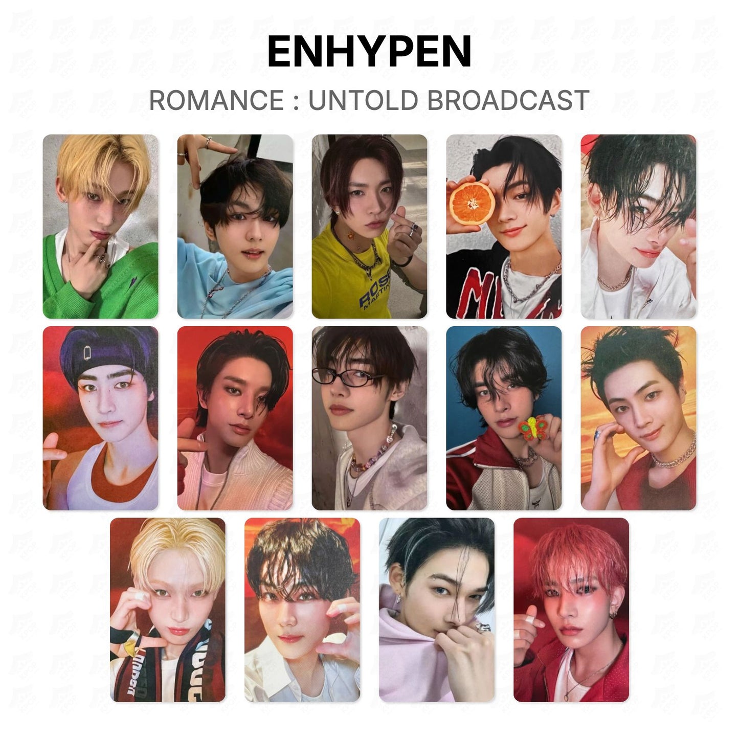 ENHYPEN ROMANCE : UNTOLD BROADCAST Official Photocard