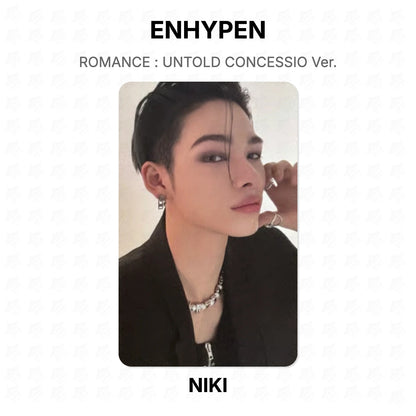 ENHYPEN ROMANCE : UNTOLD CONCESSIO Ver. Official Photocard