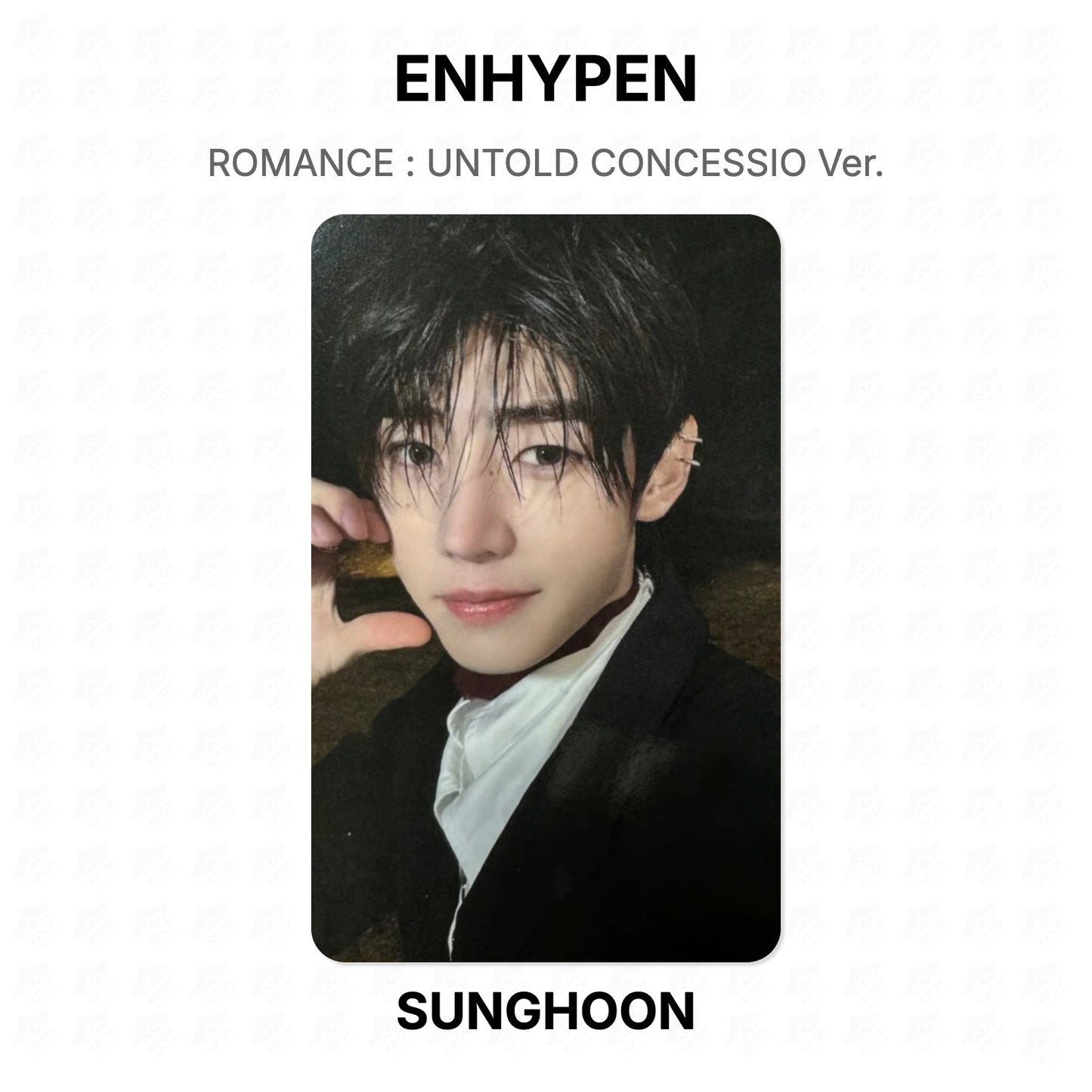 ENHYPEN ROMANCE : UNTOLD CONCESSIO Ver. Official Photocard